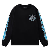 AMIRI Amiri Eagle Flames Long Sleeve Tee