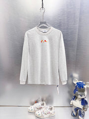 Off White Logo Print Long-Sleeve T-Shirt