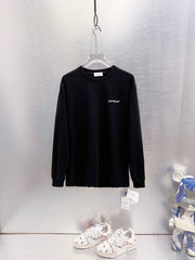 Off White Logo Print Long-Sleeve T-Shirt