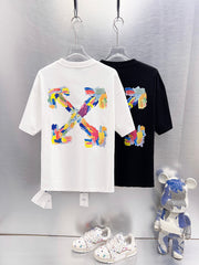 Off White Logo Print T-Shirt #9605
