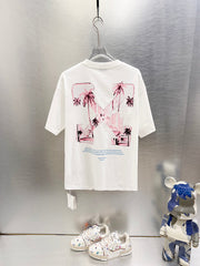 Off White Logo Print T-Shirt #9617