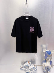 Off White Logo Print T-Shirt #9657