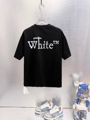 Off White Logo Print T-Shirt #9656
