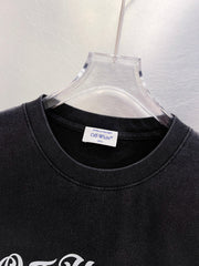 Off White Logo Print T-Shirt #9651