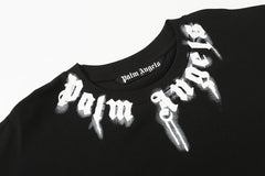 Palm Angels Curved-Logo Cotton T-Shirt