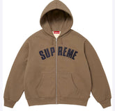 Supreme Arc Thermal Lined Zip Up Hooded Sweatshirt