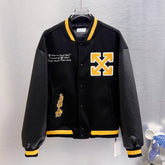 OFF WHITE Ow Patch bomber jacket