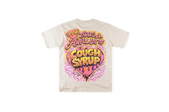 THAT'S A AWFUL LOT OF COUGH SYRUP Love Heart-print cotton Tee