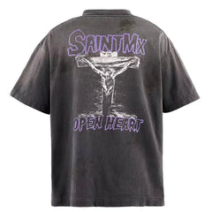 Saint Michael Love Sick graphic-print T-shirt
