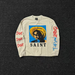 SAINT MICHAEL Children's straw hat Long sleeve Tee