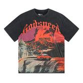 Godspeed Hollywood graphic print Tee