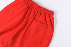 SP5DER Studded athletic shorts