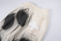 Vertabrae Spotted flared sweatpants