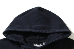 Records Tie Dye Hoodie Black