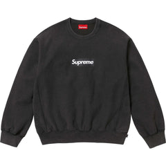 25SS Washed Box Logo Crewneck Sweatshirts