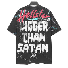 SATAN Pattern T-Shirt