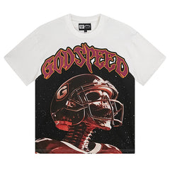 Skeleton Baseball Player T-shirt