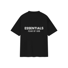 Fear of God Essentials Classic Fit Tee Jet Black (SS25)
