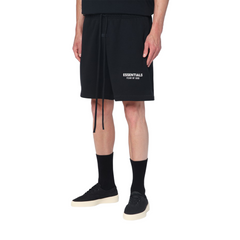 Fear of God Essentials Classic Soccer Sweatshort Jet Black (SS25)
