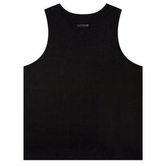 Flocked letter crew neck Sleeveless T-Shirts