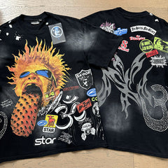Hellstar Screaming Kid Patch T-Shirt