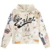 Denim Tears x kapok graffiti print Hoodies