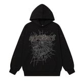 SP5DER SP Rhinestone Punk V2 Hoodie