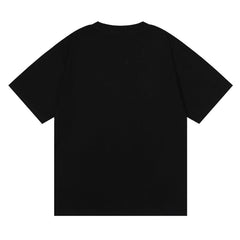 Micro Logo Angel Letter Print T-Shirt