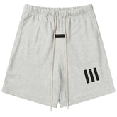 X ADIDAS joint three-dimensional rubber three-bar shorts