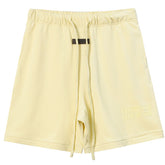Season 8 flocked letter print Shorts