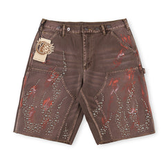 Capsule 11 Studded Double Knee Carpenter Shorts