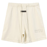 Season 8 flocked letter print Shorts