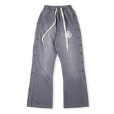 Mirror Face Sweatpants Grey