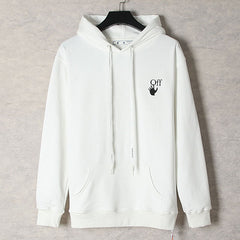 Color gradient arrow pattern Hoodies