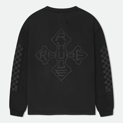 Raised-Logo Cotton Sweatshirt