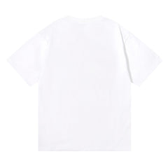 letter wheat ear fruit print T-shirts