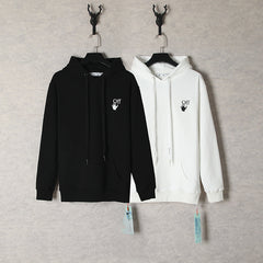 Color gradient arrow pattern Hoodies