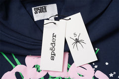 SP5DER OG Web Hoodie navy blue