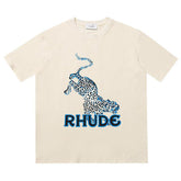 T-Shirt Leopard apricot
