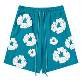 The Cotton Wreath Shorts Lake Blue