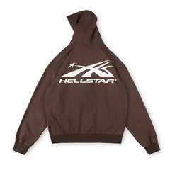 HS Logo Zip Up Hoodie Black