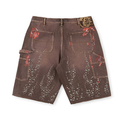 Capsule 11 Studded Double Knee Carpenter Shorts
