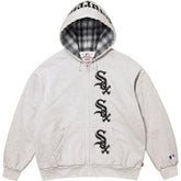 Supreme x Chicago White Sox Zip Up Hooded Sweatshirt