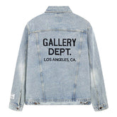 Embroidered Logo Denim Jacket