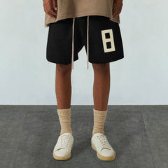 Season 8 8-character flocking print Short