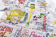 X Takashi Murakami Graffiti Vintage Shirt