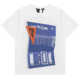Fast Geometric Compass Print T-Shirts