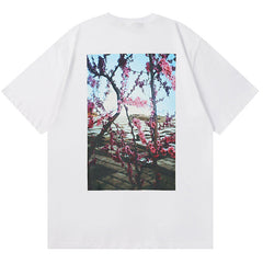 Essentials Floral Print Photo T-Shirts
