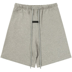 Season 9 multi-line letter print Shorts
