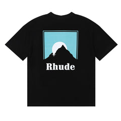 Sunset Classic Letter Print T-Shirt
